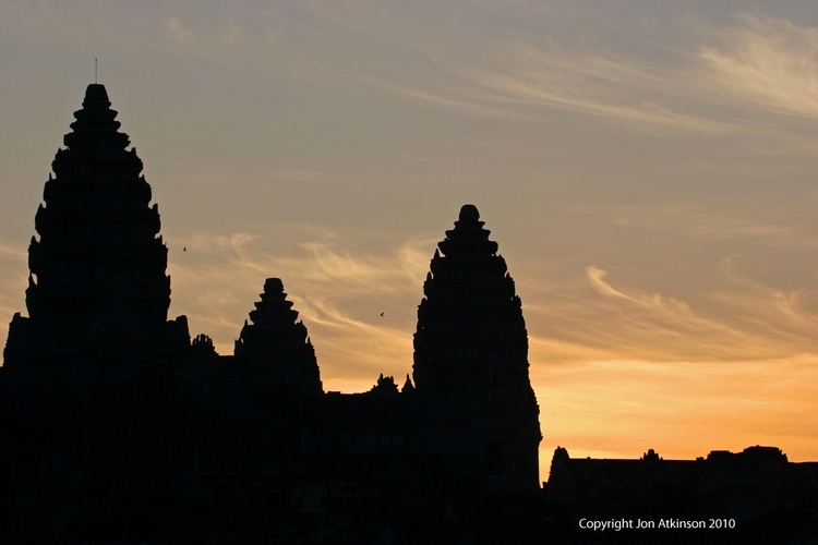 Sunrise at Angkor Wat Temple, Cambodia